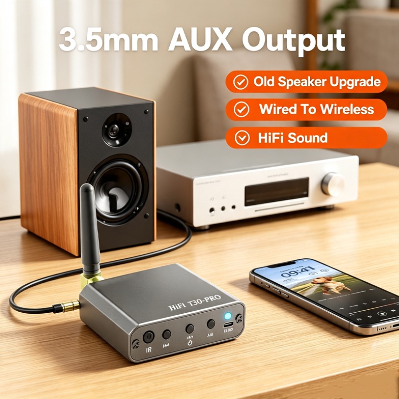 Music Audio Pro - Mini Alüminyum Alaşımlı T30 PRO Bluetooth