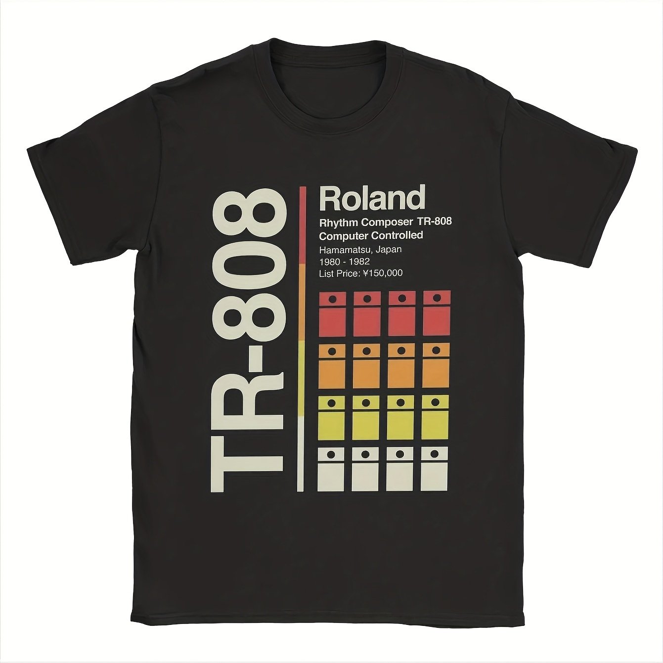 Audio Music Logo - 80'ler Tarzı Tasarımlı, TR-808 Ses Modülü