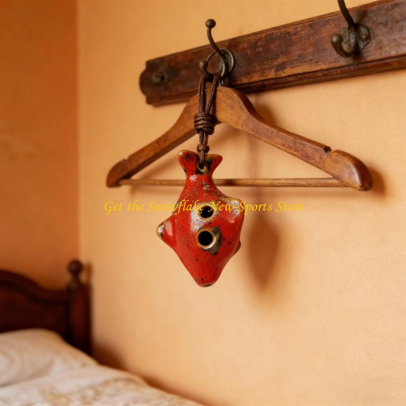 Ocarina Ceramic - E56D Geleneksel Çin Tarzı Seramik Ocarina
