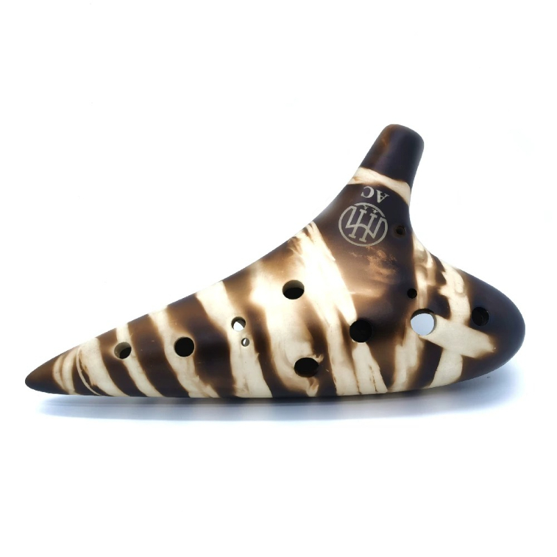 Ocarina Ceramic - 12 Delikli Alto C Tonlu Ocarina