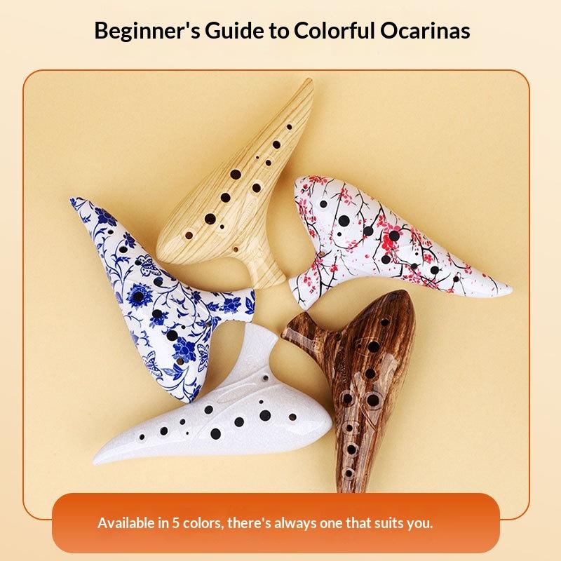 YENI 12 Delikli Ocarina Enstrü - Ocarina Ceramic incelemesi ve fiyatı