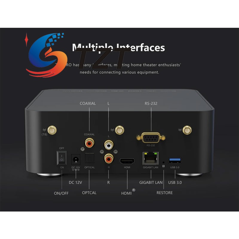 TZT ZIDOO Z30 PRO 8K Müzik Çal - Music Audio Pro incelemesi ve fiyatı