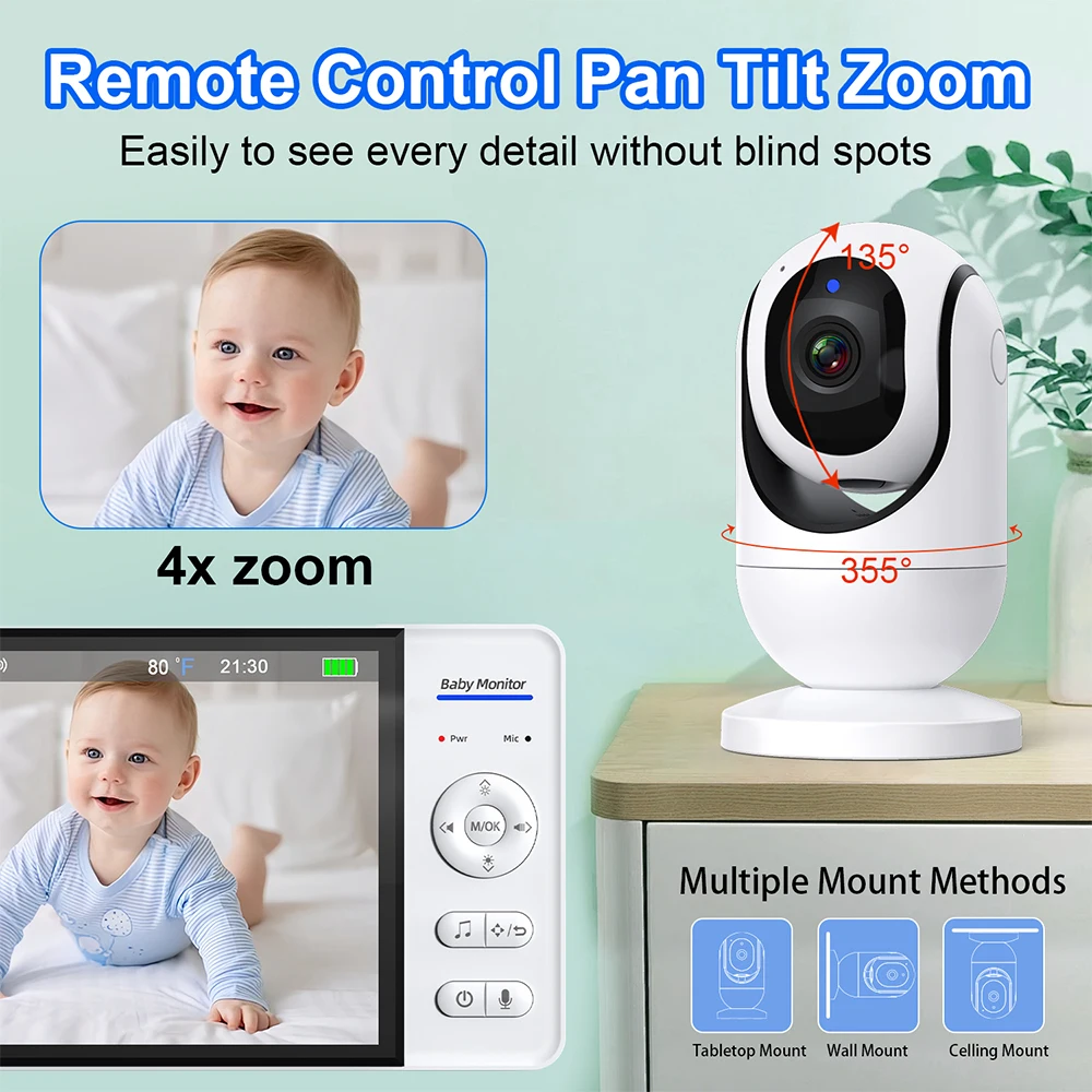 7.0'' Video Bebek Monitörü 720 - Audio Music Kids incelemesi ve fiyatı