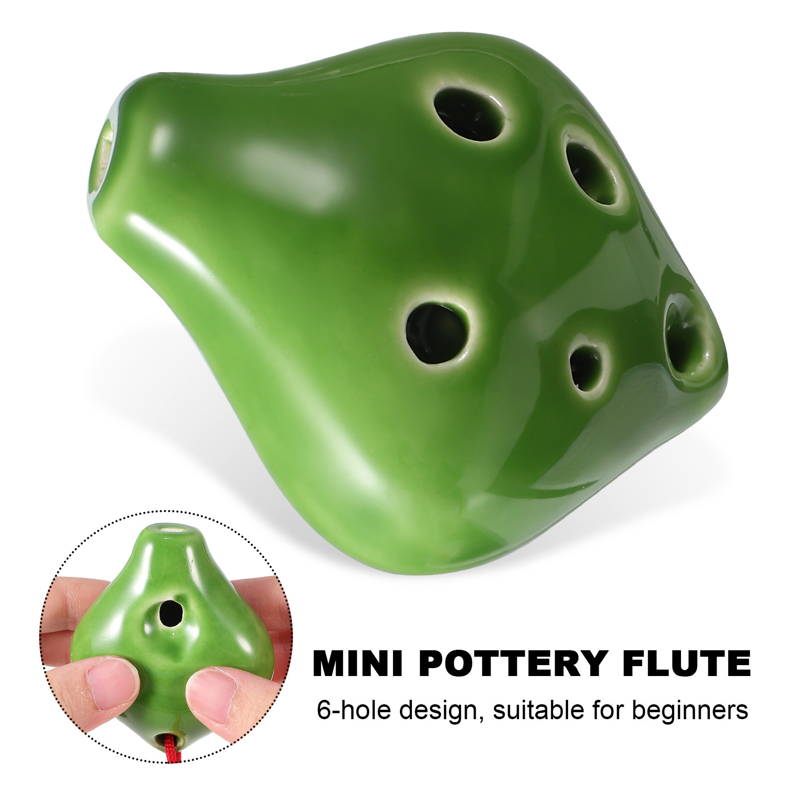 Küçük Seramik 6 Delikli Okarin - Ocarina Ceramic incelemesi ve fiyatı