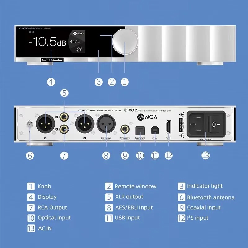 SMSL D400 PRO D400PRO Dijital  - Music Audio Pro incelemesi ve fiyatı