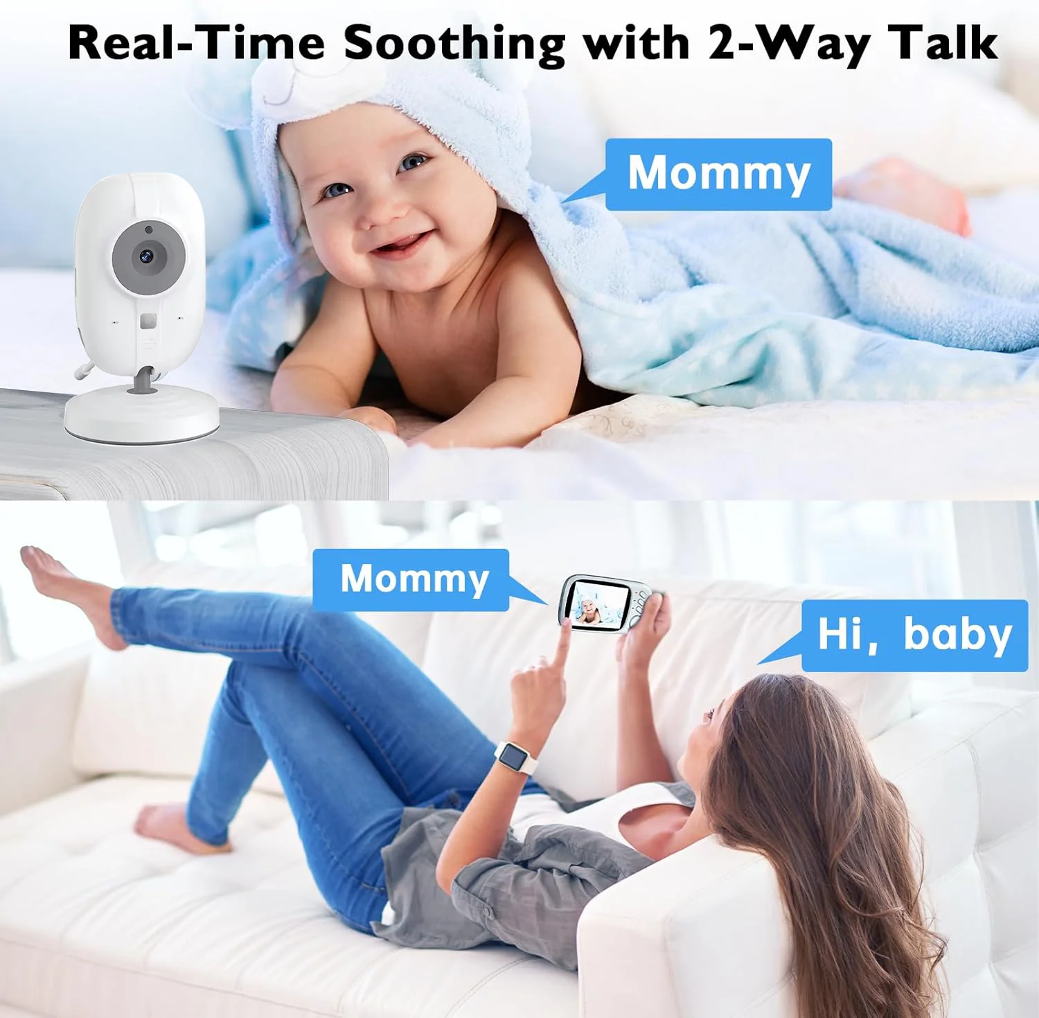 2.4G Bebek Monitörü, Anne Çocu - Audio Music Kids incelemesi ve fiyatı