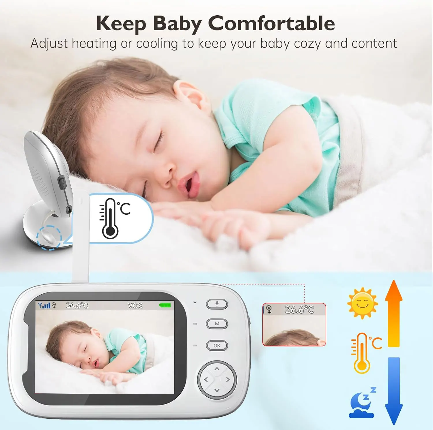 2.4G Bebek Monitörü, Anne Çocu - Audio Music Kids incelemesi ve fiyatı